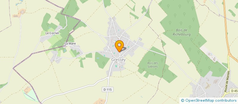 localisation de l'entreprise MONSIEUR BRUNO HERPIN  GRESSEY