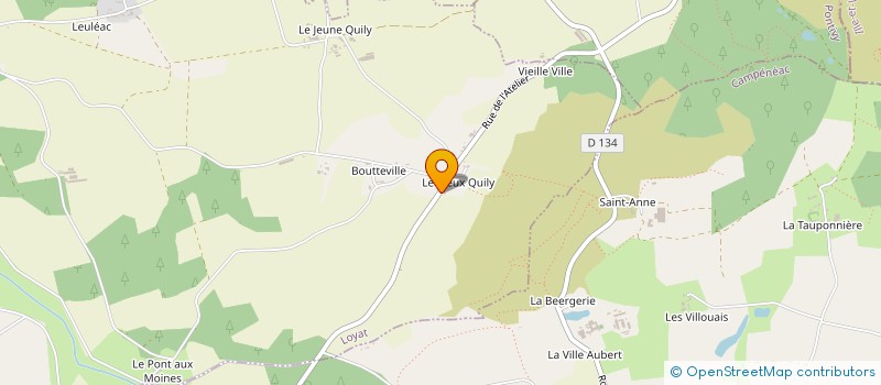 localisation de l'entreprise MONSIEUR BRUNO HERVE  LOYAT