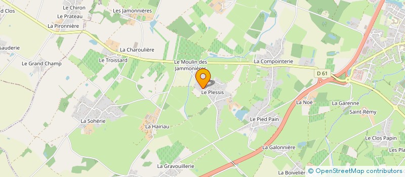 localisation de l'entreprise MONSIEUR BRUNO HERY à SAINT-PHILBERT-DE-GRAND-LIEU