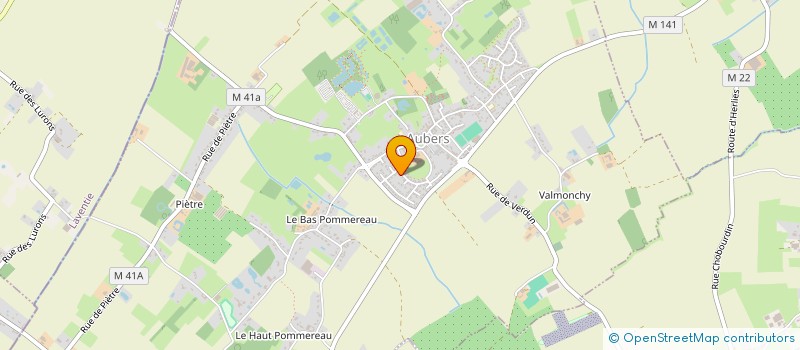 localisation de l'entreprise MONSIEUR BRUNO HETRU  AUBERS