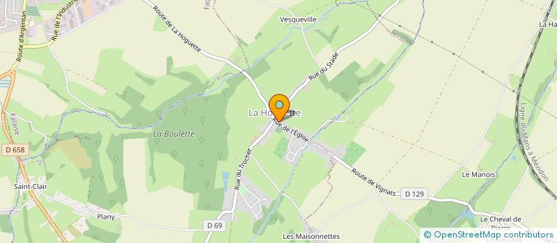 localisation de l'entreprise MONSIEUR BRUNO HEUJAINE  PERTHEVILLE-NERS