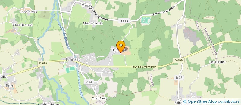 localisation de l'entreprise MONSIEUR BRUNO HEURTEBIZE à LA ROCHEFOUCAULD-EN-ANGOUMOIS