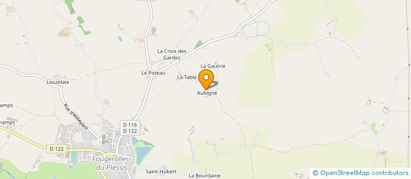 localisation de l'entreprise MONSIEUR BRUNO HEUVELINE  FOUGEROLLES-DU-PLESSIS