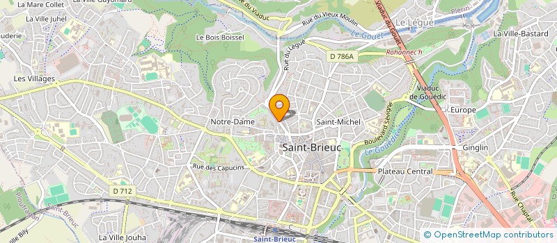 localisation de l'entreprise MONSIEUR BRUNO HINDAHL à SAINT-BRIEUC