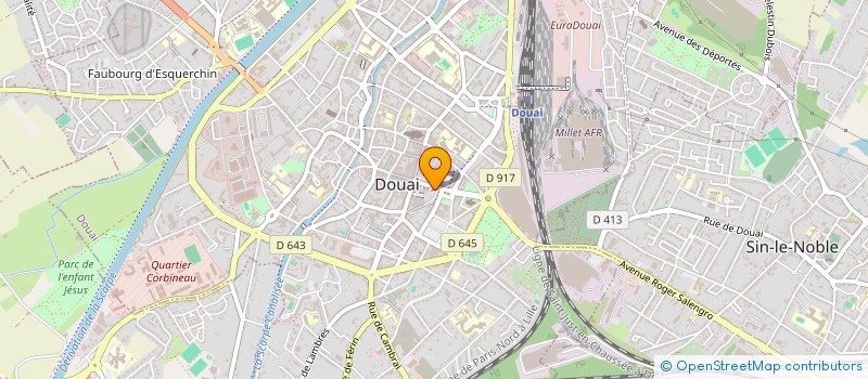 localisation de l'entreprise MONSIEUR BRUNO HIVERT à DOUAI