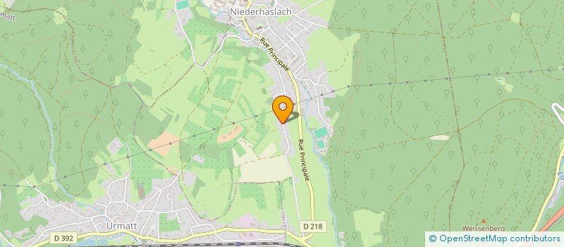 localisation de l'entreprise MONSIEUR BRUNO HOECHSTER  NIEDERHASLACH