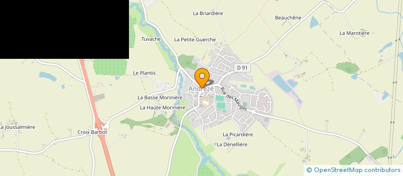 localisation de l'entreprise MONSIEUR BRUNO HOGNON  BEAUPREAU-EN-MAUGES