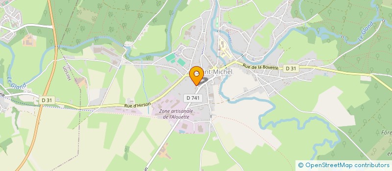 localisation de l'entreprise MONSIEUR BRUNO HOLDERBAUM  HIRSON