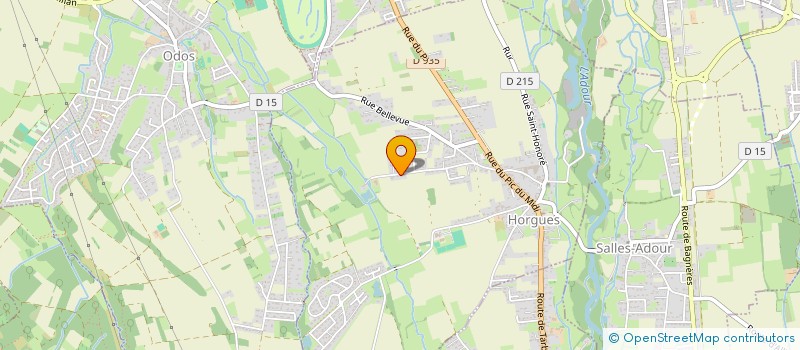 localisation de l'entreprise MONSIEUR BRUNO HONTANG  HORGUES