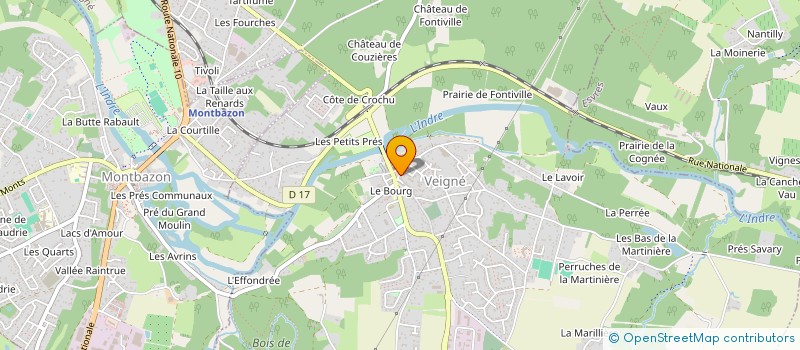 localisation de l'entreprise MONSIEUR BRUNO HORTICA  VEIGNE