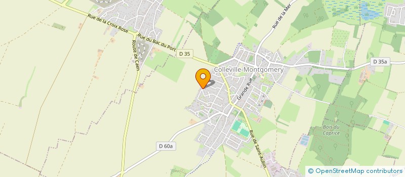 localisation de l'entreprise MONSIEUR BRUNO HORVILLE  COLLEVILLE-MONTGOMERY