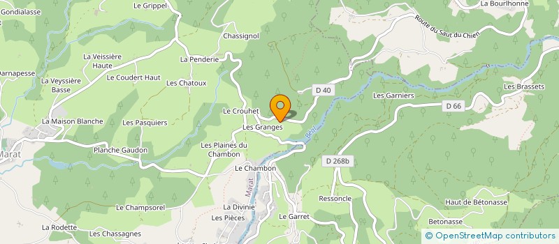 localisation de l'entreprise MONSIEUR BRUNO HOUBRON  SAINT-PIERRE-LA-BOURLHONNE