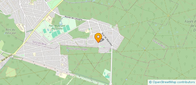 localisation de l'entreprise MONSIEUR BRUNO HOUELCHE à SUCY-EN-BRIE