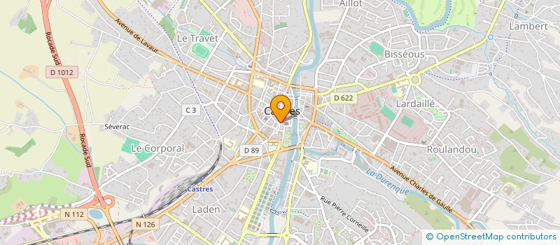 localisation de l'entreprise MONSIEUR BRUNO HOULES  CASTRES