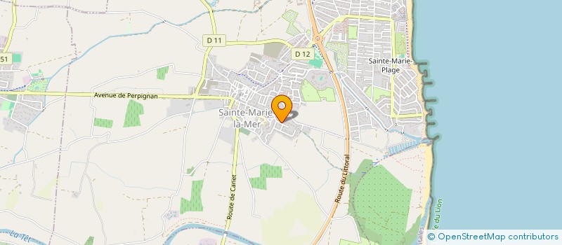 localisation de l'entreprise MONSIEUR BRUNO HOUSSINOT  SAINTE-MARIE-LA-MER