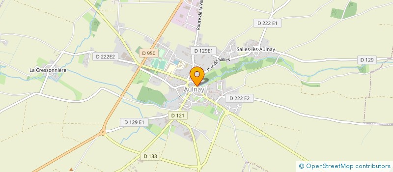 localisation de l'entreprise MONSIEUR BRUNO HUCTEAU  AULNAY