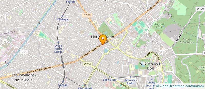 localisation de l'entreprise MONSIEUR BRUNO HUDE  LIVRY-GARGAN