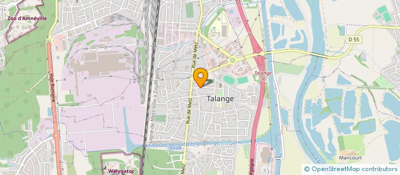 localisation de l'entreprise MONSIEUR BRUNO HUE  TALANGE