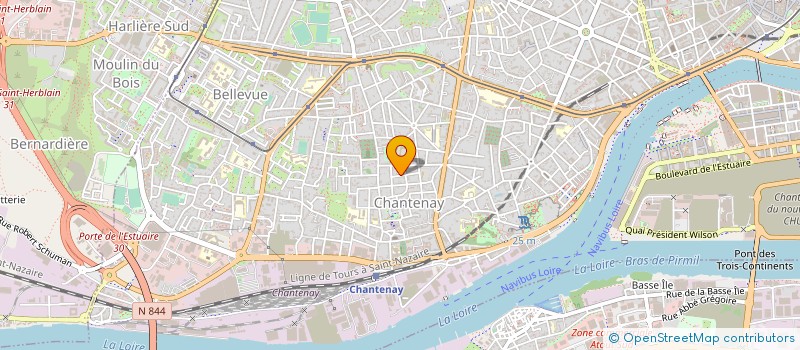 localisation de l'entreprise MONSIEUR BRUNO HUET à NANTES