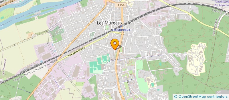 localisation de l'entreprise MONSIEUR BRUNO HUGUES à LES MUREAUX