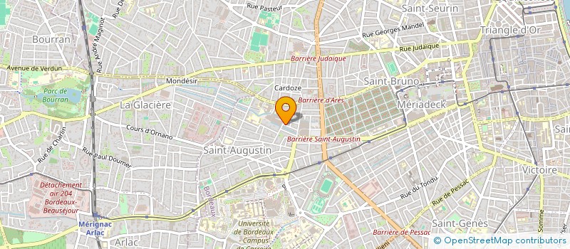 localisation de l'entreprise MONSIEUR BRUNO HULIN à BORDEAUX