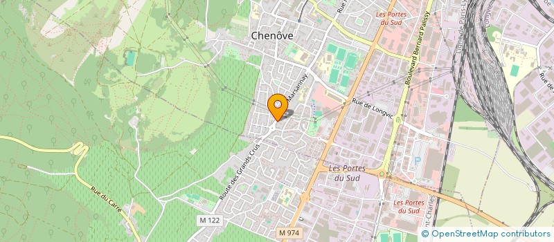 localisation de l'entreprise MONSIEUR BRUNO HUOT  CHENOVE