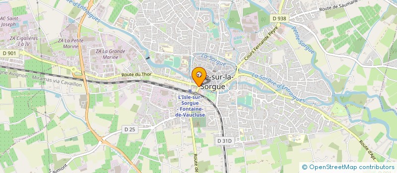 localisation de l'entreprise MONSIEUR BRUNO HUPPERT à L'ISLE-SUR-LA-SORGUE