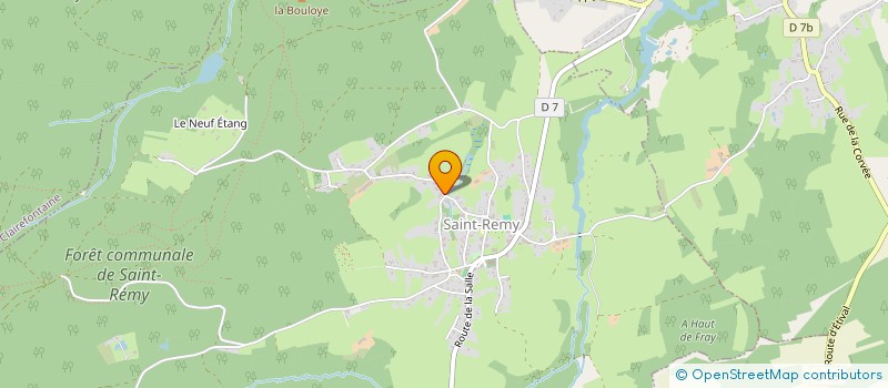 localisation de l'entreprise MONSIEUR BRUNO HUSSON  SAINT-REMY