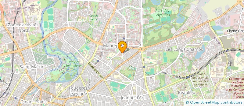 localisation de l'entreprise MONSIEUR BRUNO IAFISCO  RENNES