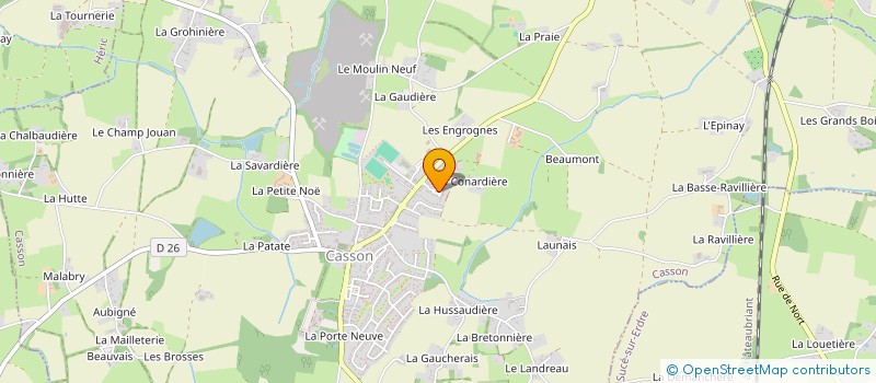 localisation de l'entreprise MONSIEUR BRUNO IDASIAK  CASSON