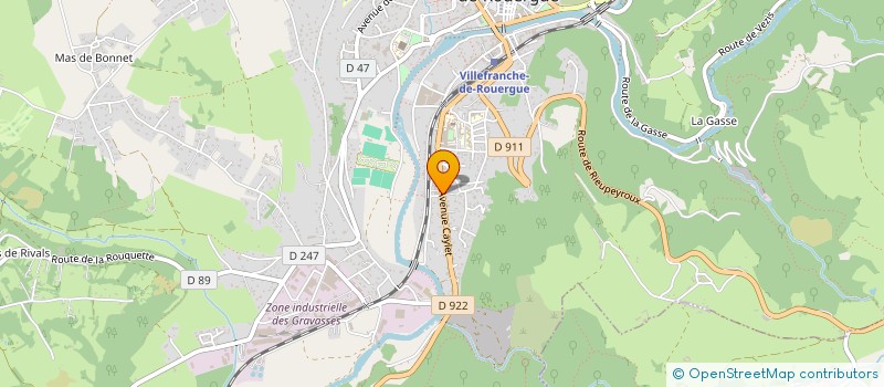 localisation de l'entreprise MONSIEUR BRUNO INHAT  VILLEFRANCHE-DE-ROUERGUE