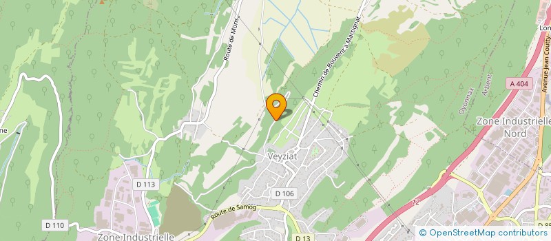 localisation de l'entreprise MONSIEUR BRUNO INNOCENTI  OYONNAX
