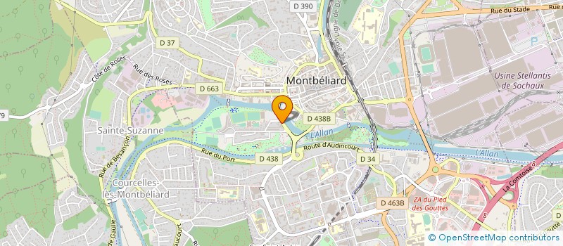 localisation de l'entreprise MONSIEUR BRUNO IURI à MONTBELIARD