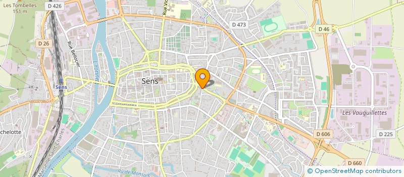 localisation de l'entreprise MONSIEUR BRUNO JACQUELIN à SENS