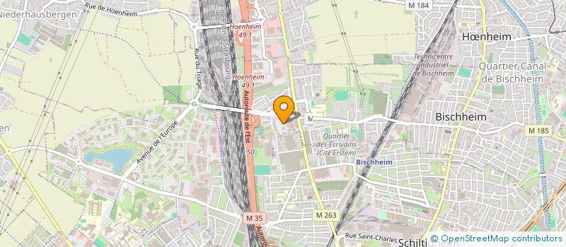 localisation de l'entreprise MONSIEUR BRUNO JAEG  BISCHHEIM