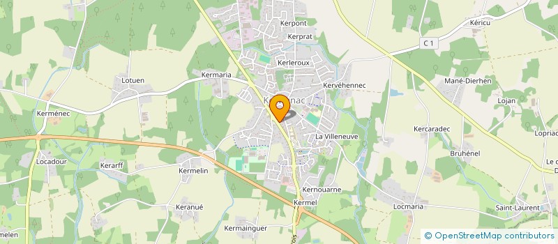 localisation de l'entreprise MONSIEUR BRUNO JAFFRE à KERVIGNAC