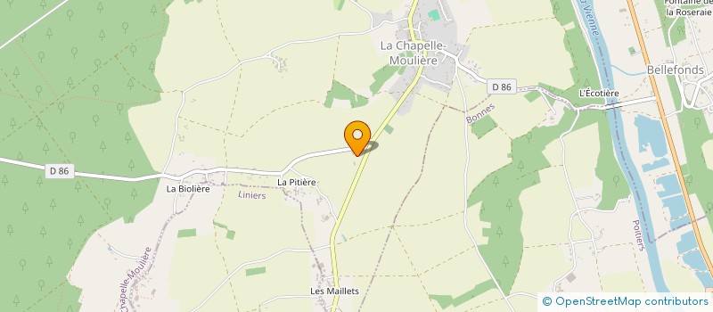 localisation de l'entreprise MONSIEUR BRUNO JALLAIS à LA CHAPELLE-MOULIERE
