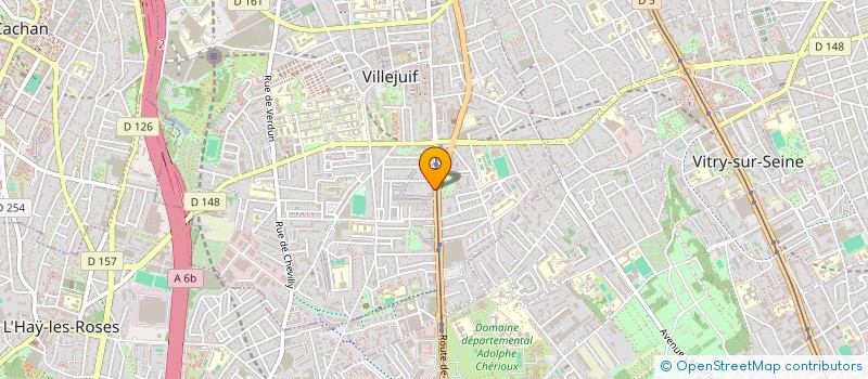 localisation de l'entreprise MONSIEUR BRUNO JANSSEN  VILLEJUIF