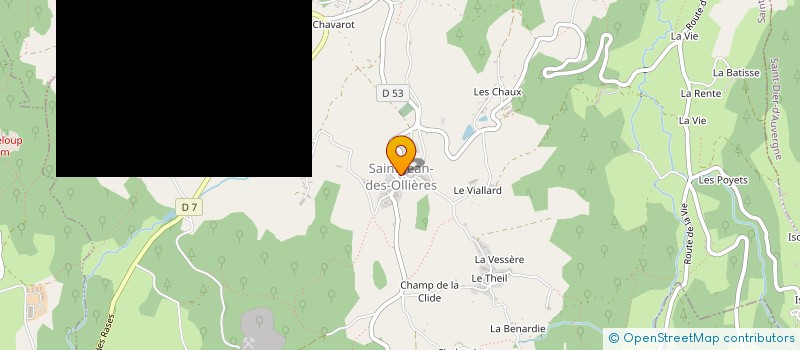 localisation de l'entreprise MONSIEUR BRUNO JANY  SAINT-JEAN-DES-OLLIERES