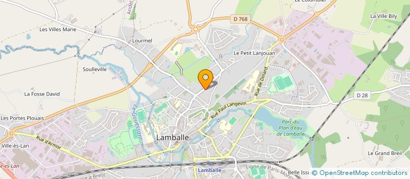 localisation de l'entreprise MONSIEUR BRUNO JAOUEN  LAMBALLE-ARMOR