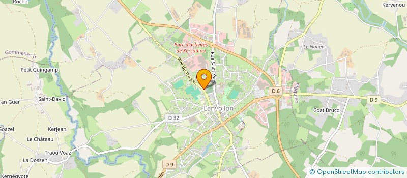 localisation de l'entreprise MONSIEUR BRUNO JASTRZEBSKI à LE FAOUET