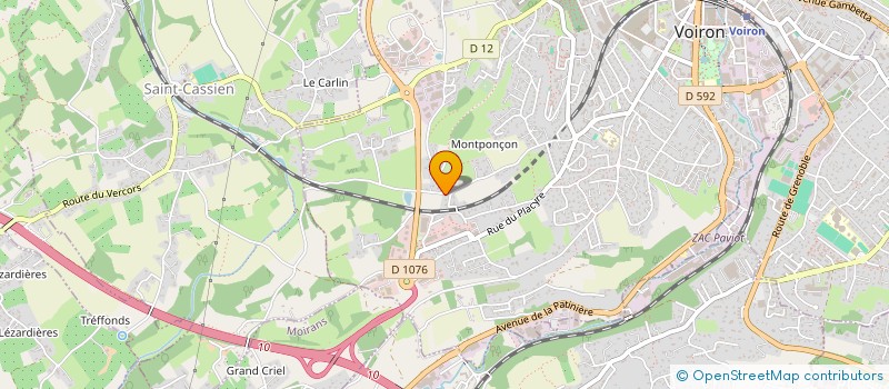 localisation de l'entreprise MONSIEUR BRUNO JEAN ALBERT CAUTRES à VOIRON