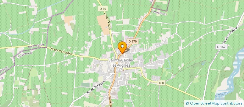 localisation de l'entreprise MONSIEUR BRUNO JEAN-MARIE REN ESCAFIT  SAINTE-CECILE-LES-VIGNES