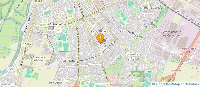 localisation de l'entreprise MONSIEUR BRUNO JEANMAIRE à CAEN