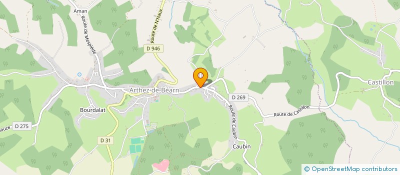 localisation de l'entreprise MONSIEUR BRUNO JEANPIERRE  ARTHEZ-DE-BEARN