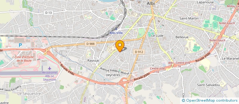 localisation de l'entreprise MONSIEUR BRUNO JO  ALBI