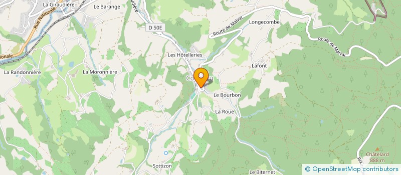 localisation de l'entreprise MONSIEUR BRUNO JOLY  COURZIEU