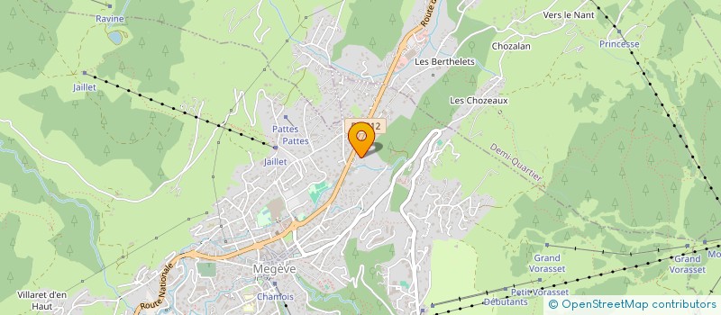 localisation de l'entreprise MONSIEUR BRUNO JOND à MEGEVE