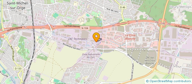 localisation de l'entreprise MONSIEUR BRUNO JONERY  SAINT-MICHEL-SUR-ORGE