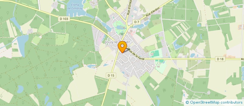 localisation de l'entreprise MONSIEUR BRUNO JOSEPH à JOUY-LE-POTIER